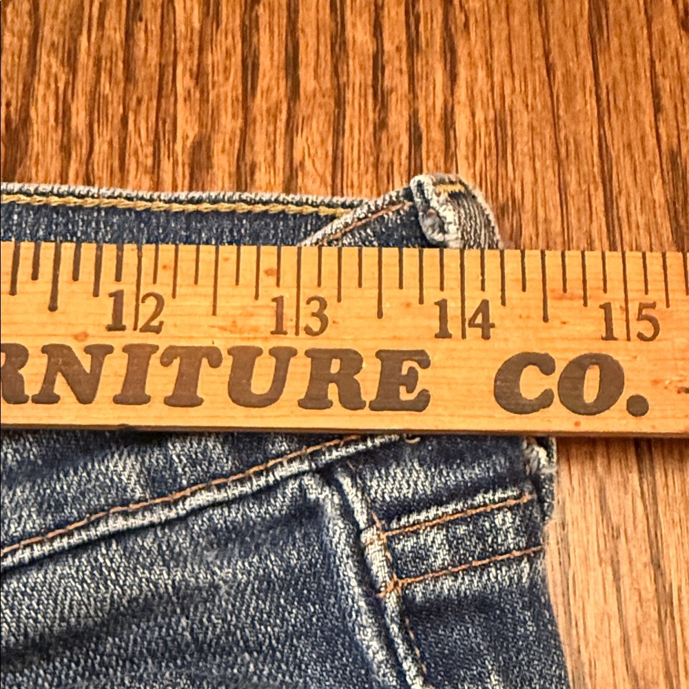 Seven7 Flare Jeans Womens Y2K Low Rise Bootcut Denim Medium Wash - Picture 12 of 17